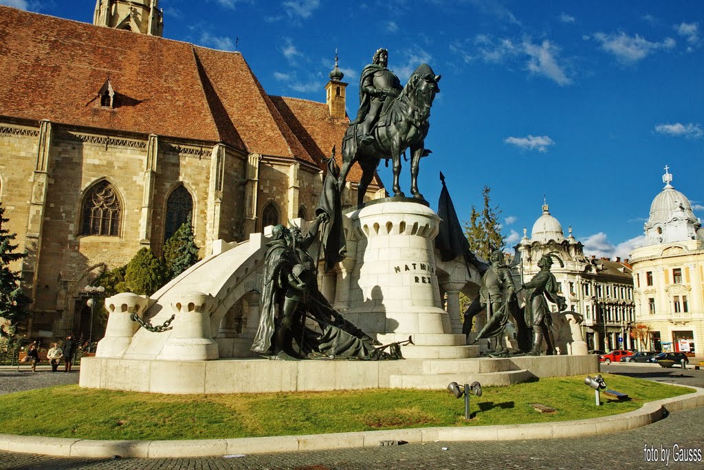 Kolozsvár, lovas szobor